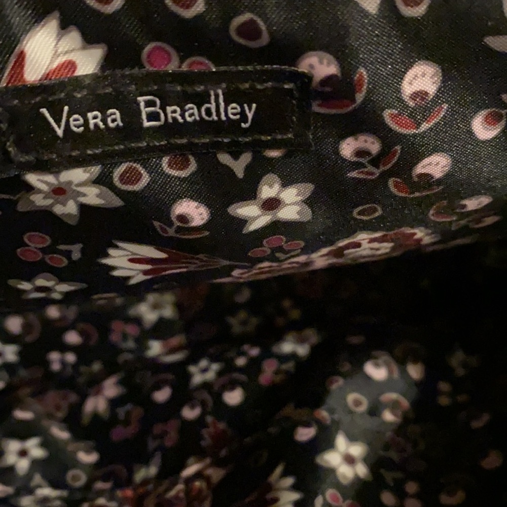 Small black Vera Bradley backpack in performance twill. For campus life. 9”x 12” - Picture 7 of 12